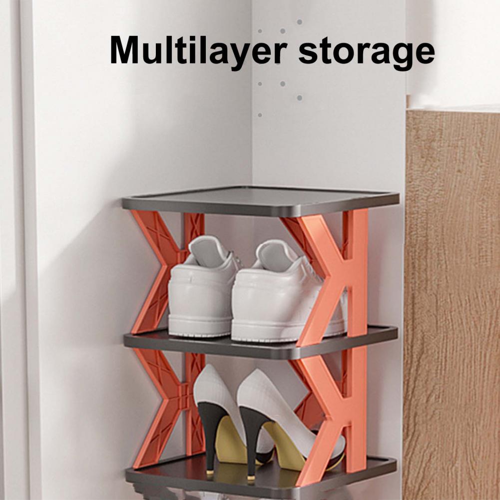 Three-layer Stackable Shoe Rack