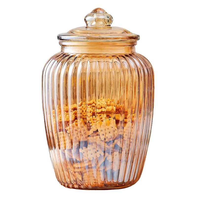 Household Airtight Jar Food Grade Storage Glass Bottle Pickle Jar