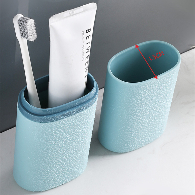 Portable Toothbrush Toothpaste Holder Box Outdoor Travel Camping Storage Organizer