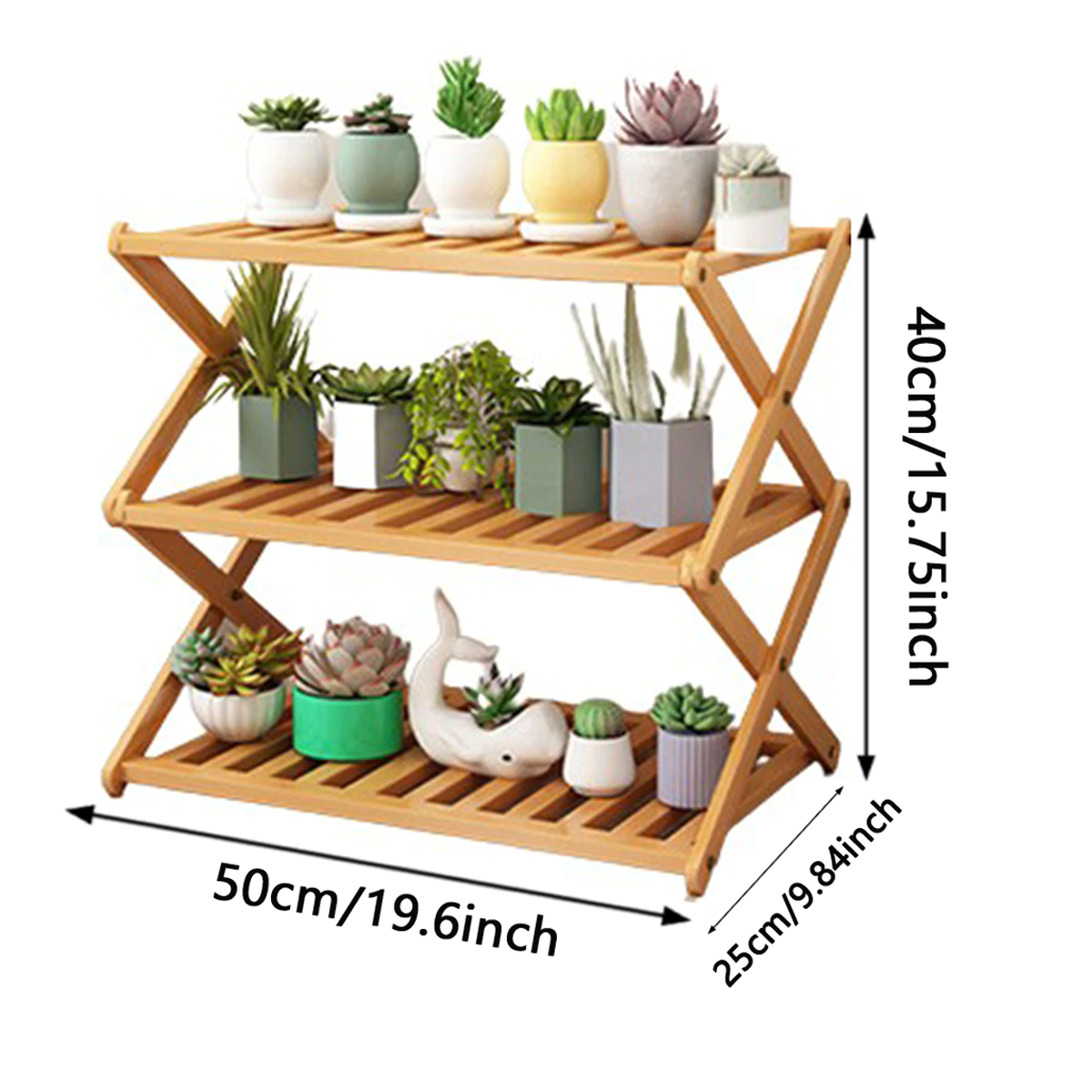 3 Layers Stand Multilayer Flower Pot Shelf