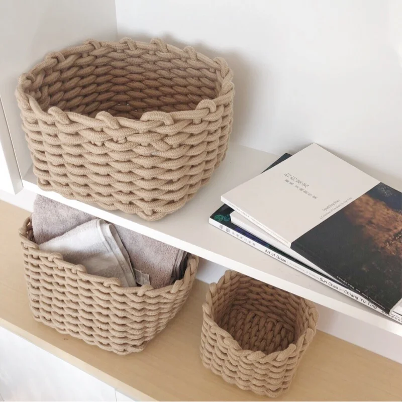 Hand-woven Storage Basket Home Sundries Basket